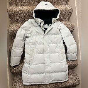 Aritzia Powder Parka in Teacup Blue